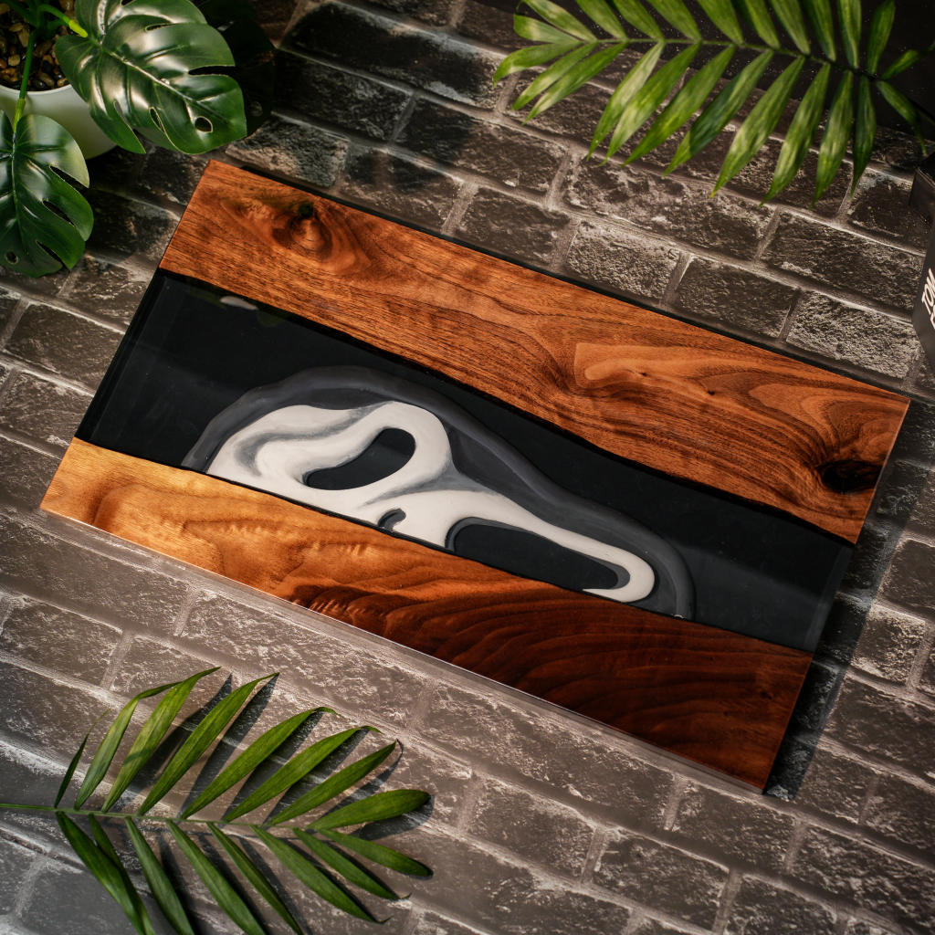 Ghostface Halloween Serving Board