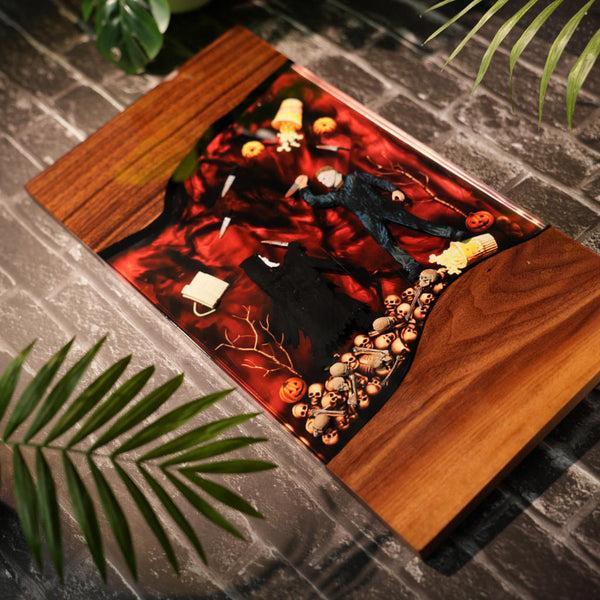 Ghostface vs Michael Myers Halloween Serving Board