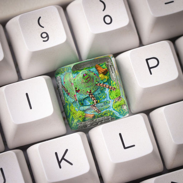 Guardian Amiibo Zelda Handmade Resin Keycap