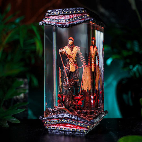 Handmade Hellfire Ninja Gaming Lamp