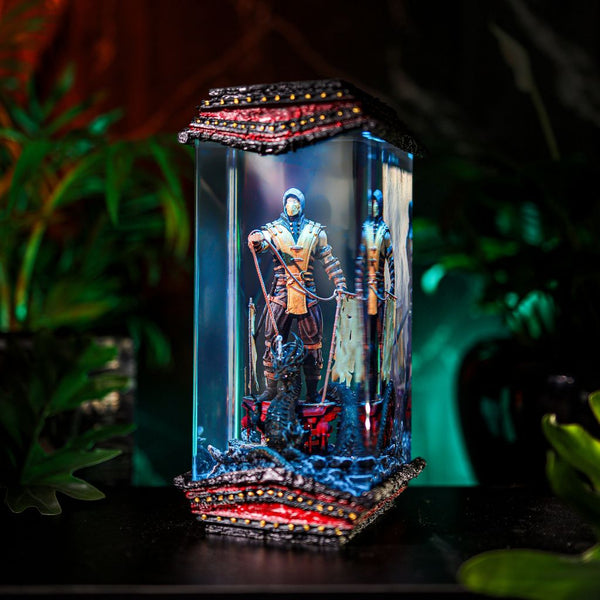 Handmade Hellfire Ninja Night Light