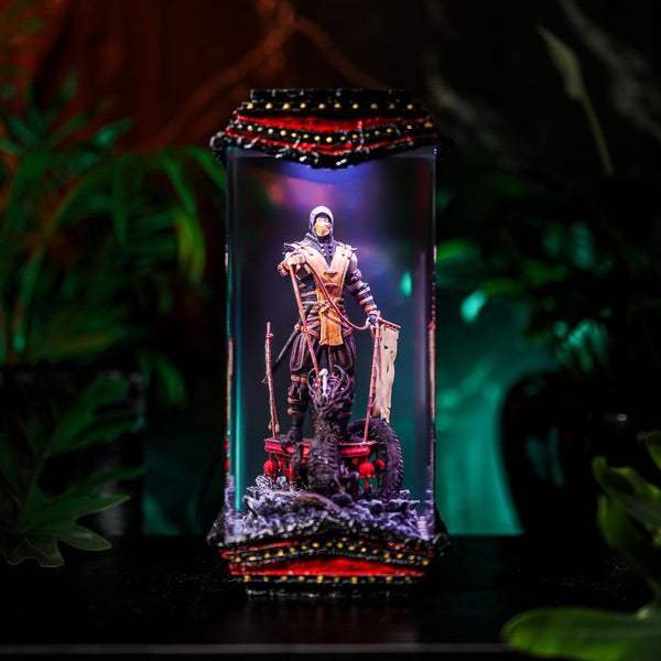 Hellfire Ninja Gaming Room Table Lamp