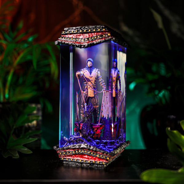 Handmade Ninja Epoxy Decor Light