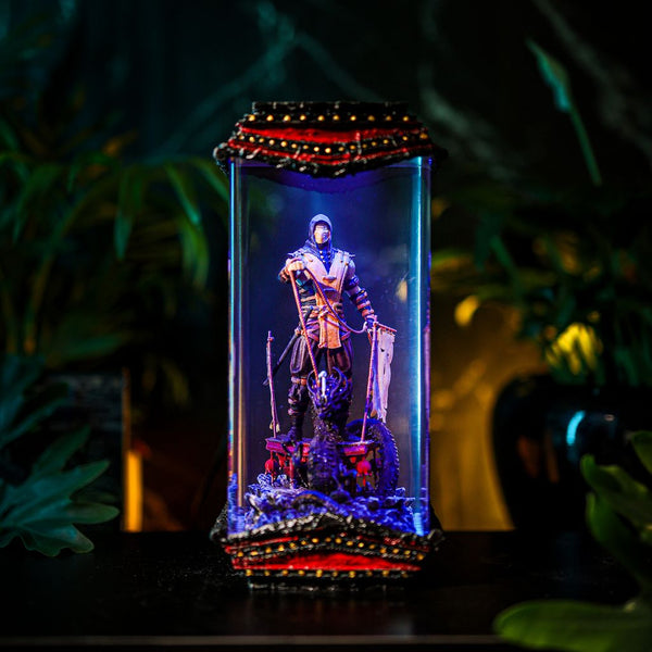 Ninja Themed Resin Art Lamp