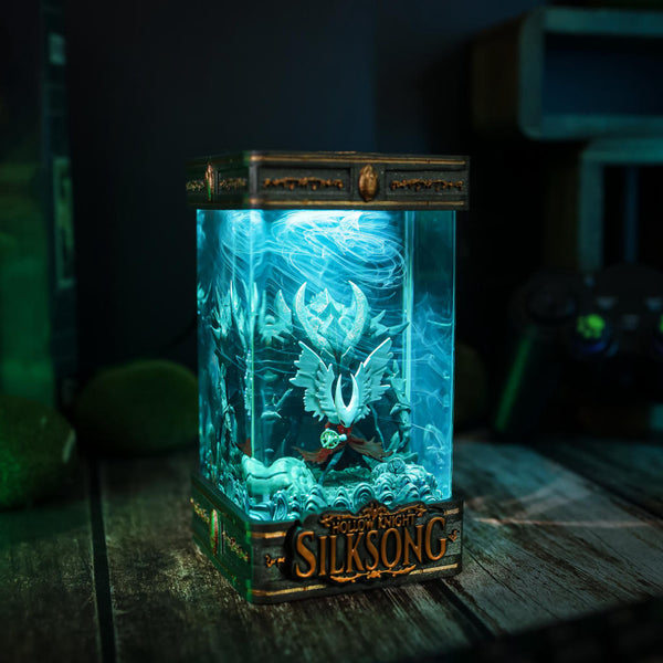 Hornet Hollow Knight Silksong Diorama Lamp