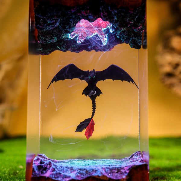 How to Train Your Dragon Splatter Toothless Lamp