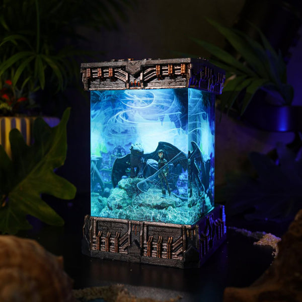 How To Train Your Dragon Toothless and Hiccup Resin Light