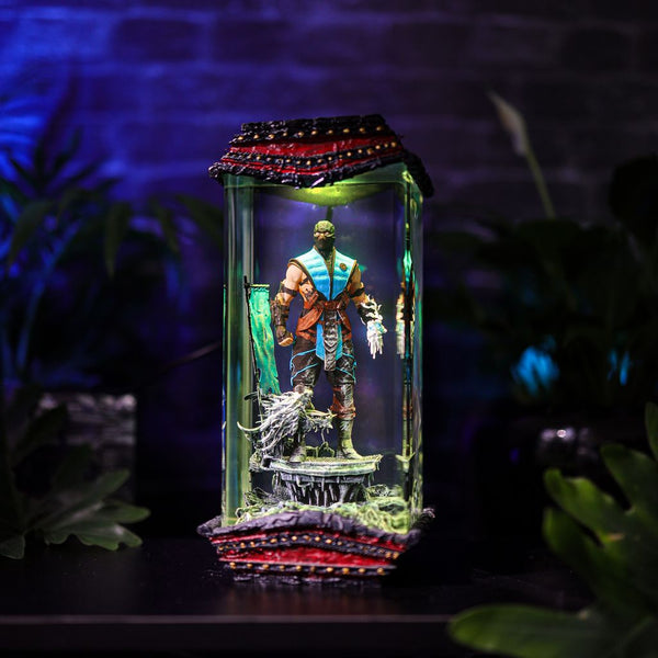 Icy Warrior Custom Resin Table Lamp