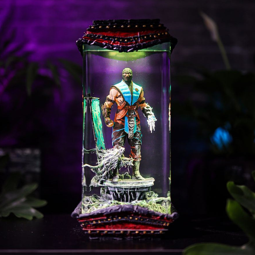 Icy Warrior Resin Lamp Gaming Lamp