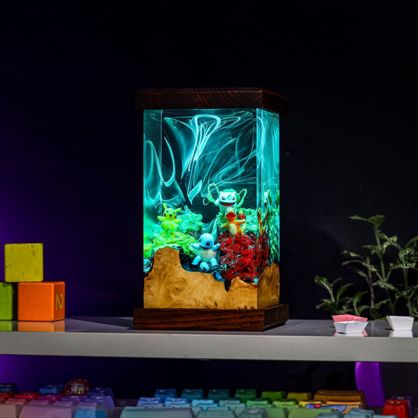 Pokemon Starter resin Lamp