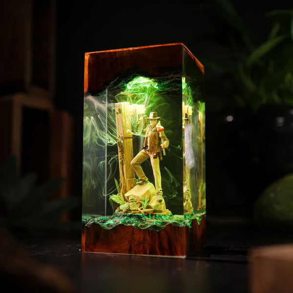 Indiana Jones and the Great Circle Resin Lamp