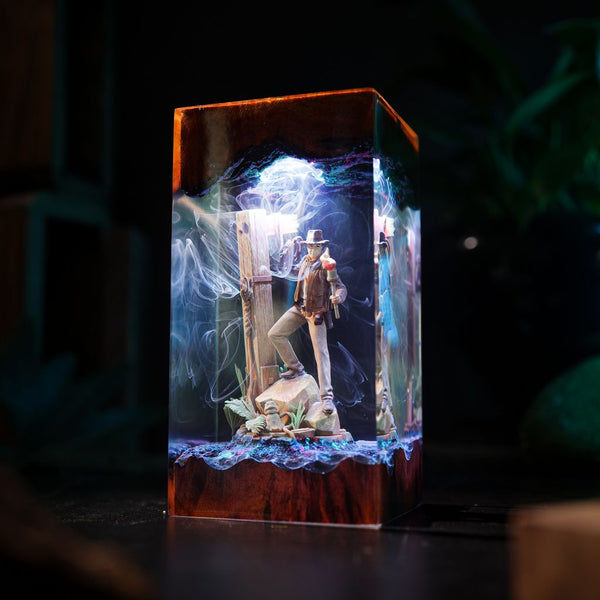 Indiana Jones and the Great Circle Handmade Resin Light