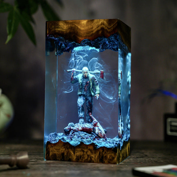 Jason Voorhees Friday the 13th Halloween Lamp