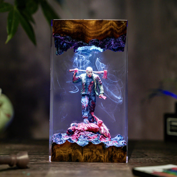 Jason Voorhees Friday the 13th Halloween Lamp