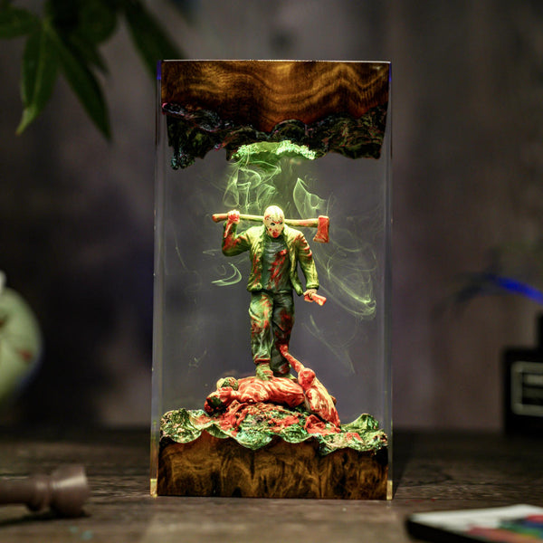 Jason Voorhees Friday the 13th Halloween Lamp