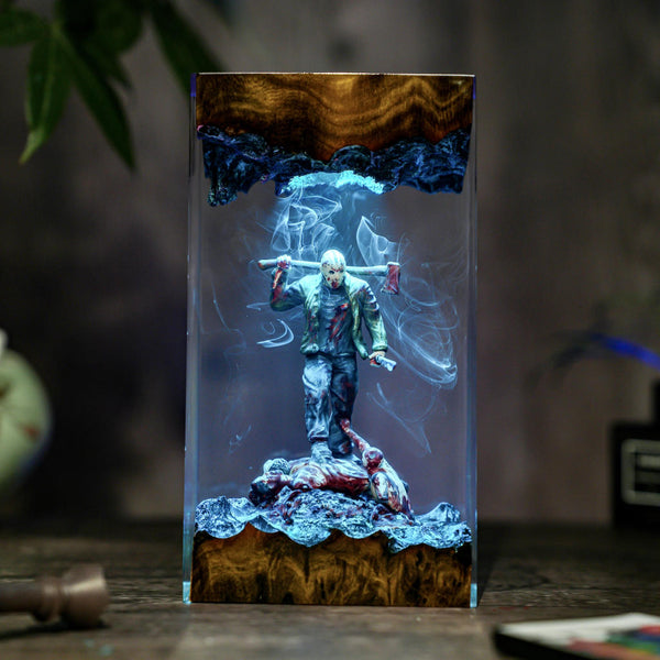 Jason Voorhees Friday the 13th Halloween Lamp