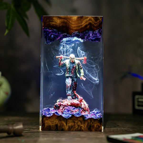 Jason Voorhees Friday the 13th Halloween Lamp