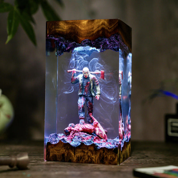 Jason Voorhees Friday the 13th Halloween Lamp