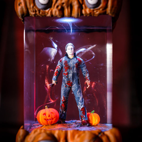 Jason Voorhees Friday the 13th Halloween Pumpkin Lamp