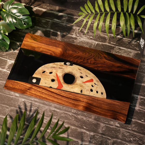 Jason Voorhees Mask Halloween Serving Board