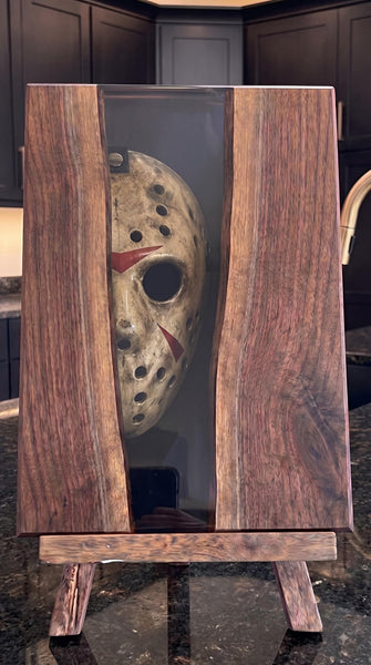 Jason Voorhees Mask Halloween Serving Board