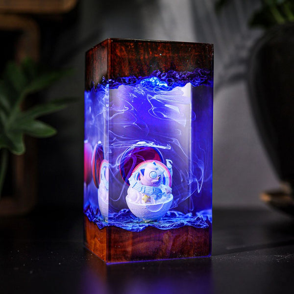 Jigglypuff Pokémon Epoxy Resin Night Light