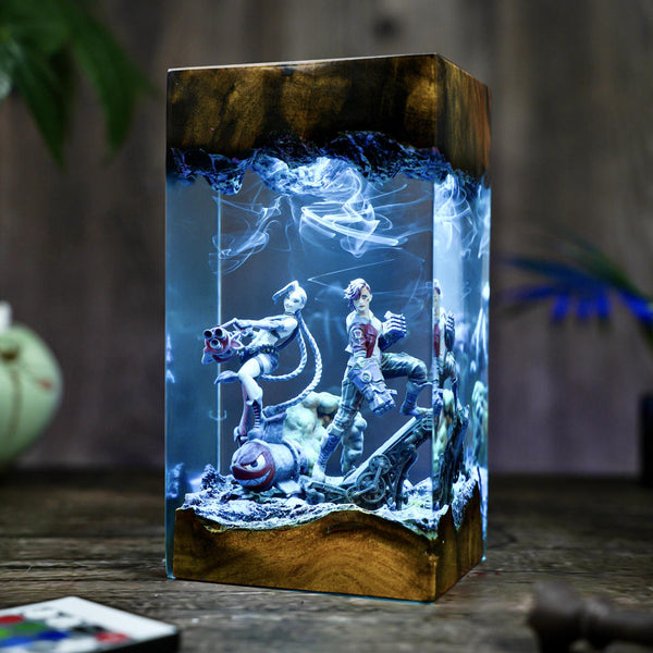 Jinx and Vi Arcane League of Legends Lamp
