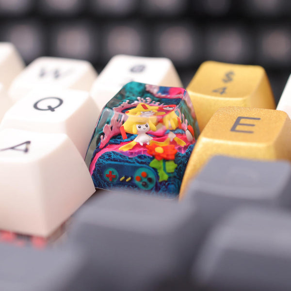 Jirachi Pokémon Artisan Keycap