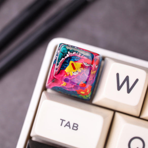 Jirachi Pokémon Artisan Keycap