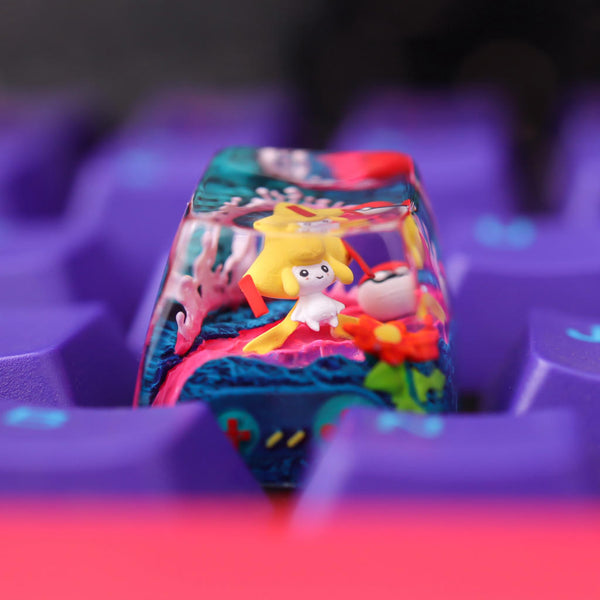 Jirachi Pokémon Artisan Keycap