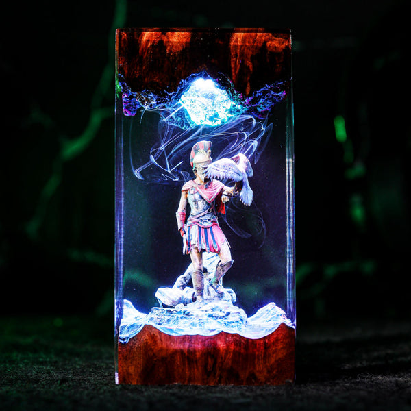 Kassandra Assassin's Creed and Eagle Lamp