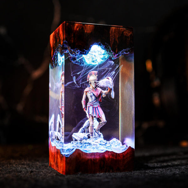 Kassandra Assassin's Creed and Eagle Lamp