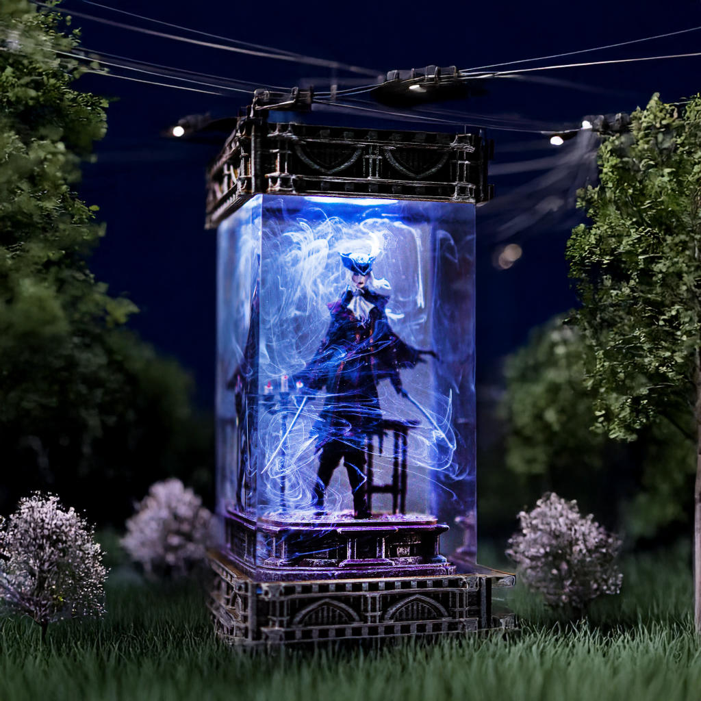 Lady Maria Bloodborne Lamp
