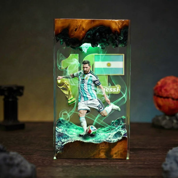 Lionel Messi Football Player Lamp