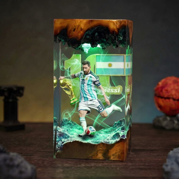 Lionel Messi Football Player Lamp