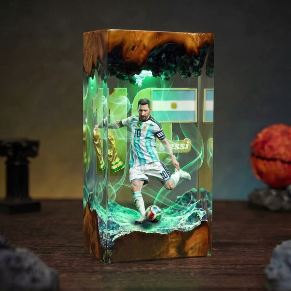 Lionel Messi Football Player Lamp