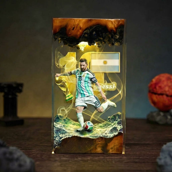 Lionel Messi Football Player Lamp