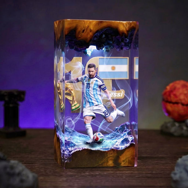 Lionel Messi Football Player Lamp