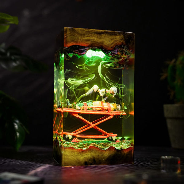 Lucy and David Cyberpunk Lamp