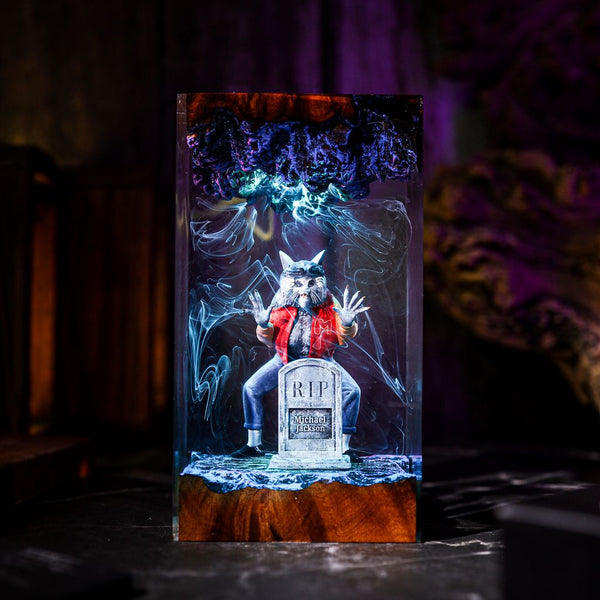 Michael Jackson Thriller Werewolf Lamp