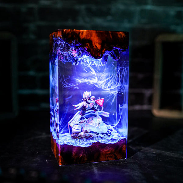 Momo Ayase and Okarun Dandadan Lamp