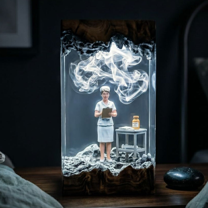 Nurses Day Resin Lamp