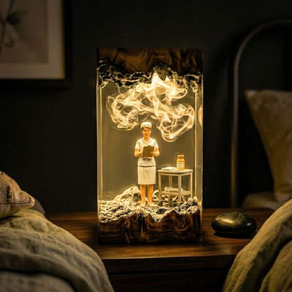 Nurses Day Resin Lamp