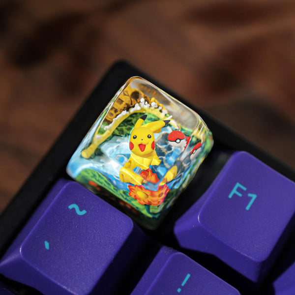 Pikachu Pokémon Artisan Keycap
