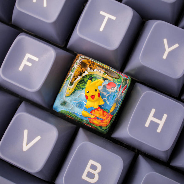 Pikachu Pokémon Artisan Keycap