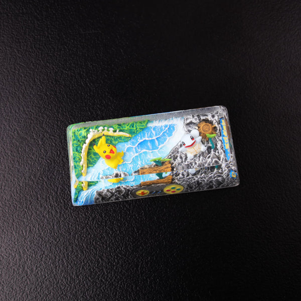 Pikachu & Squirtle Pokémon Shift Keycap