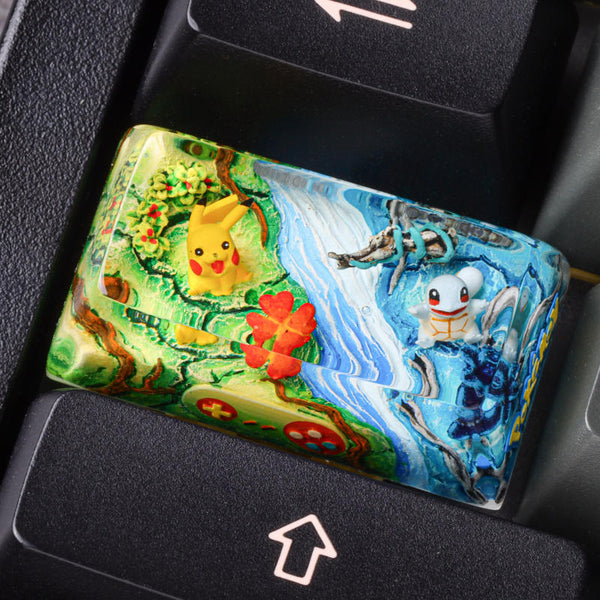 Pokémon Duo Artisan Caps Lock Keycap