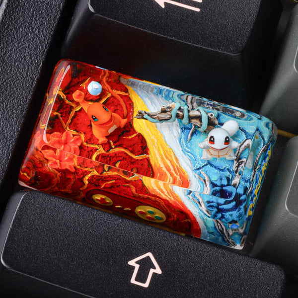 Pokémon Duo Artisan Caps Lock Keycap