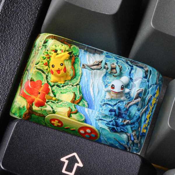 Pokémon Duo Artisan Tab Keycap