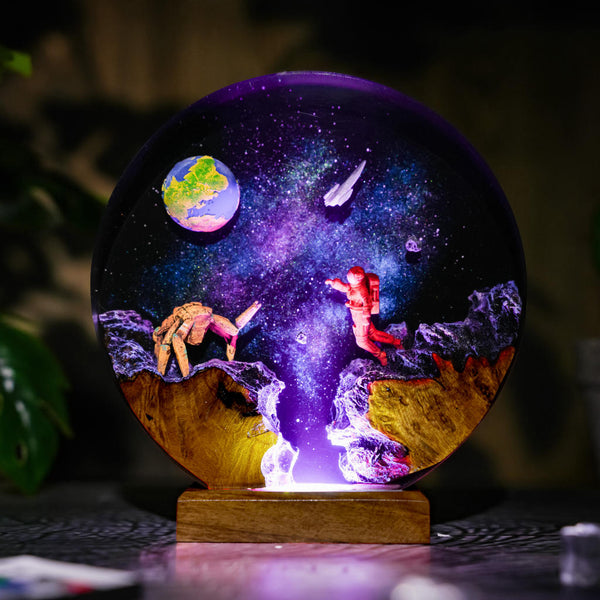 Project Hail Mary Grace and Rocky Lamp